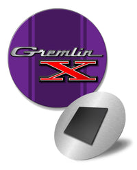 1970 - 1978 AMC Gremlin X Emblem Novelty Round Fridge Magnet