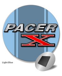 1975 - 1980 AMC Pacer X Emblem Novelty Round Fridge Magnet