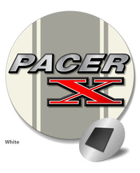 1975 - 1980 AMC Pacer X Emblem Novelty Round Fridge Magnet