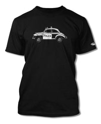 Austin Minor Coupe "Panda" Police  T-Shirt - Men - Side View