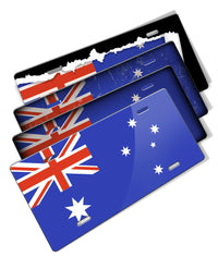 Australian Flag Novelty License Plate