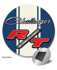 Dodge Challenger RT 1970 - 1974 Emblem Novelty Round Fridge Magnet