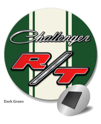 Dodge Challenger RT 1970 - 1974 Emblem Novelty Round Fridge Magnet