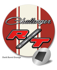 Dodge Challenger RT 1970 - 1974 Emblem Novelty Round Fridge Magnet