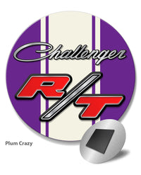 Dodge Challenger RT 1970 - 1974 Emblem Novelty Round Fridge Magnet