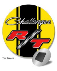 Dodge Challenger RT 1970 - 1974 Emblem Novelty Round Fridge Magnet