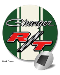 Dodge Charger RT 1968 - 1971 Emblem Novelty Round Fridge Magnet