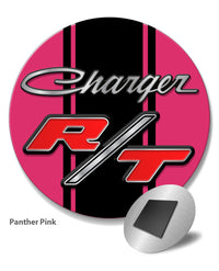 Dodge Charger RT 1968 - 1971 Emblem Novelty Round Fridge Magnet