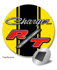Dodge Charger RT 1968 - 1971 Emblem Novelty Round Fridge Magnet