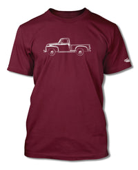 1951 - 1954 Chevrolet Pickup 3100 T-Shirt - Men - Side View