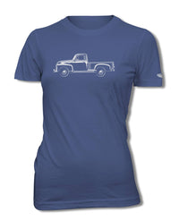 1951 - 1954 Chevrolet Pickup 3100 T-Shirt - Women - Side View