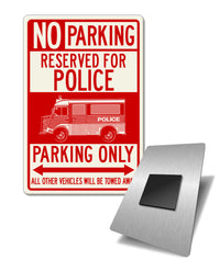 Citroen HY Type H Police Nationale 1947 – 1981 Reserved Parking Fridge Magnet