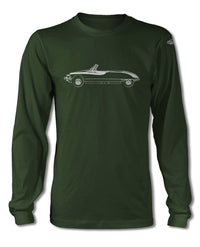 Citroen DS ID 1955 - 1967 Convertible Cabriolet T-Shirt - Long Sleeves - Side View