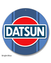 Datsun Emblem Round Aluminum Sign