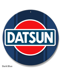 Datsun Emblem Round Aluminum Sign