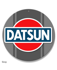 Datsun Emblem Round Aluminum Sign