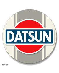 Datsun Emblem Round Aluminum Sign