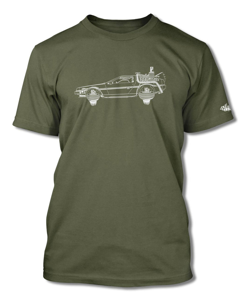 DeLorean DMC Back to the future II T-Shirt - Men - Side View