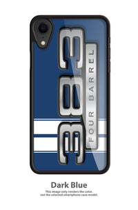Dodge 383 4 Barrel 1967 - 1968 Emblem Smartphone Case - Racing Stripes