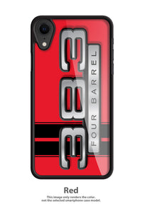 Dodge 383 4 Barrel 1967 - 1968 Emblem Smartphone Case - Racing Stripes