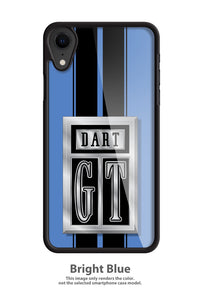 Dodge Dart GT 1967 Emblem Smartphone Case - Racing Stripes