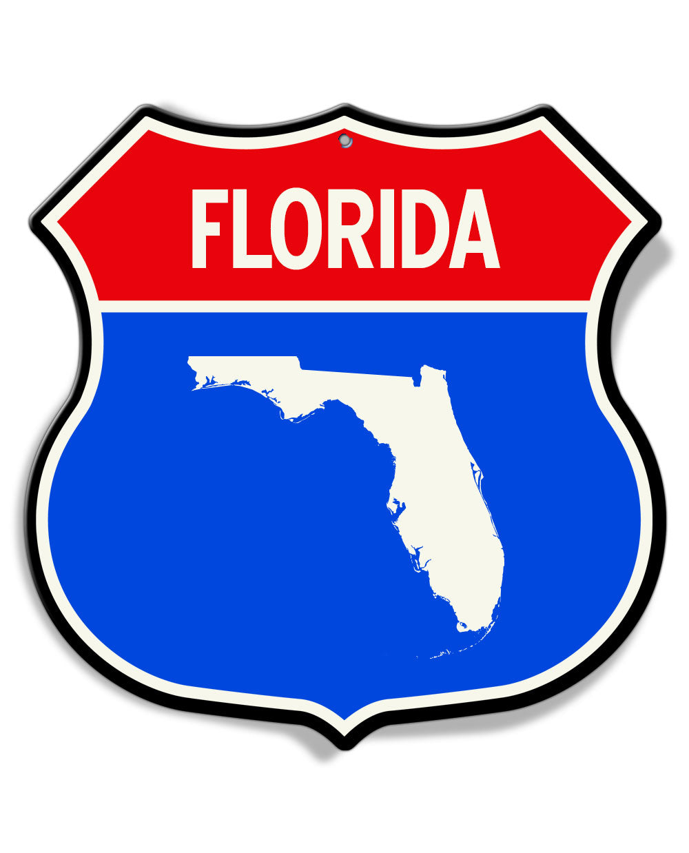 State of Florida Interstate - Shield Shape - Aluminum Sign