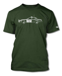 Ford Crown Victoria CHP T-Shirt - Men - Side View
