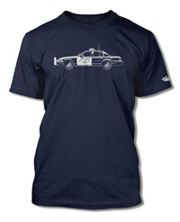 Ford Crown Victoria CHP T-Shirt - Men - Side View