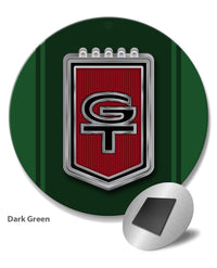 Ford Mustang GT Emblem 1965 - 1967 Round Fridge Magnet