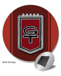 Ford Mustang GT Emblem 1965 - 1967 Round Fridge Magnet