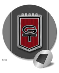 Ford Mustang GT Emblem 1965 - 1967 Round Fridge Magnet