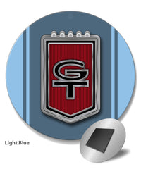 Ford Mustang GT Emblem 1965 - 1967 Round Fridge Magnet