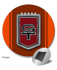 Ford Mustang GT Emblem 1965 - 1967 Round Fridge Magnet