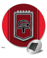 Ford Mustang GT Emblem 1965 - 1967 Round Fridge Magnet