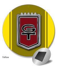 Ford Mustang GT Emblem 1965 - 1967 Round Fridge Magnet