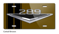 289 c.i. V8 Engine Emblem Novelty License Plate