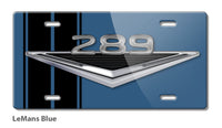 289 c.i. V8 Engine Emblem Novelty License Plate