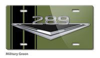 289 c.i. V8 Engine Emblem Novelty License Plate