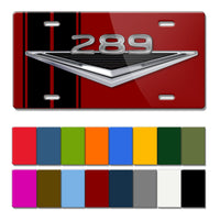 289 c.i. V8 Engine Emblem Novelty License Plate