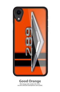 289 c.i. V8 Engine Emblem Smartphone Case - Racing Stripes - Emblem