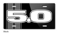 Five Point Oh - 5.0 V8 Engine Emblem Novelty License Plate