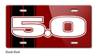Five Point Oh - 5.0 V8 Engine Emblem Novelty License Plate