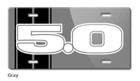 Five Point Oh - 5.0 V8 Engine Emblem Novelty License Plate