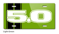 Five Point Oh - 5.0 V8 Engine Emblem Novelty License Plate