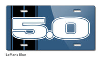 Five Point Oh - 5.0 V8 Engine Emblem Novelty License Plate