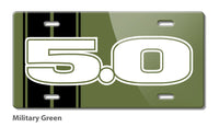 Five Point Oh - 5.0 V8 Engine Emblem Novelty License Plate