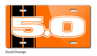 Five Point Oh - 5.0 V8 Engine Emblem Novelty License Plate
