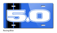 Five Point Oh - 5.0 V8 Engine Emblem Novelty License Plate