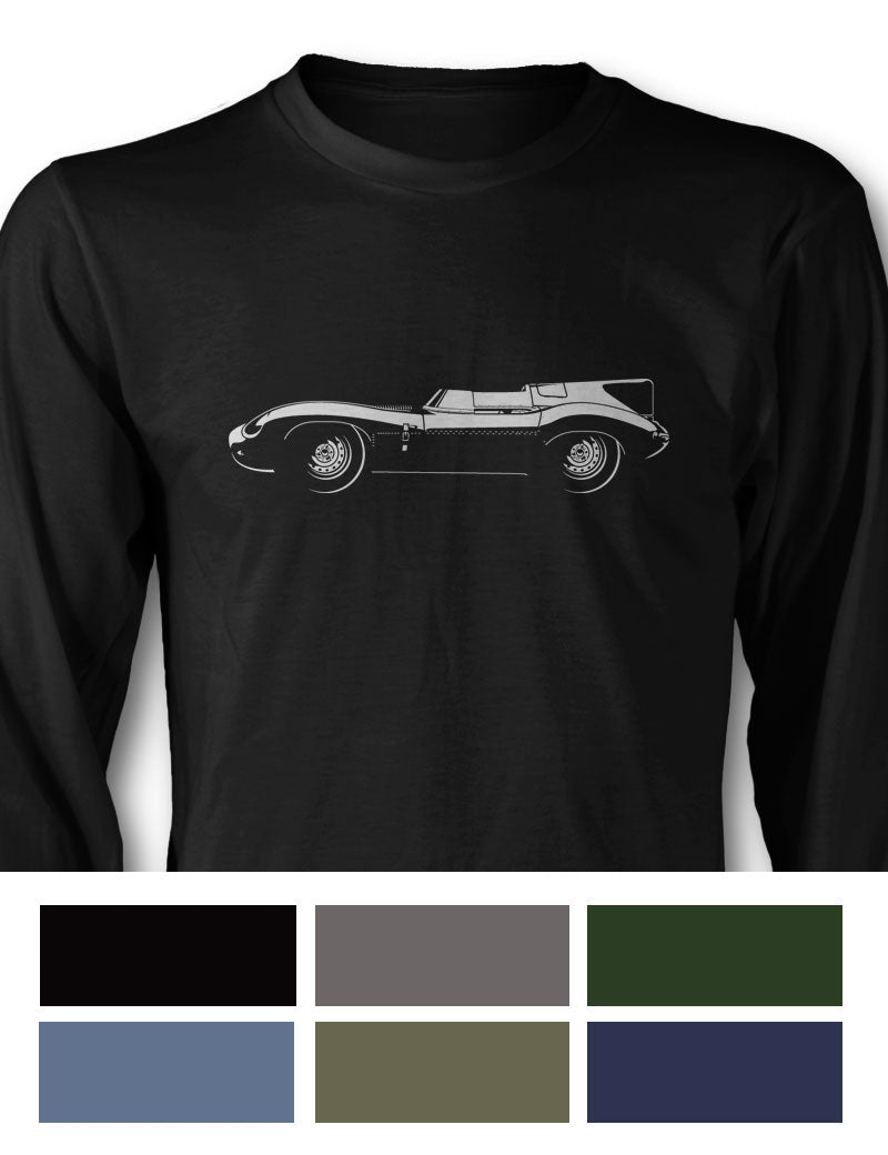 Jaguar XKD Long Sleeve T-Shirt - Side View