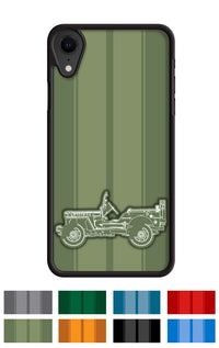 Jeep Willys WWII 1941 - 1945 Smartphone Case - Racing Stripes